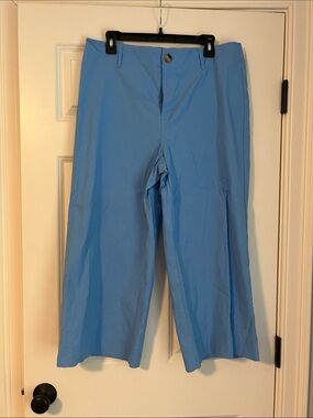 Tribal Light Blue capris with Brand Label
